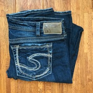 Silver Dark-wash Jeans